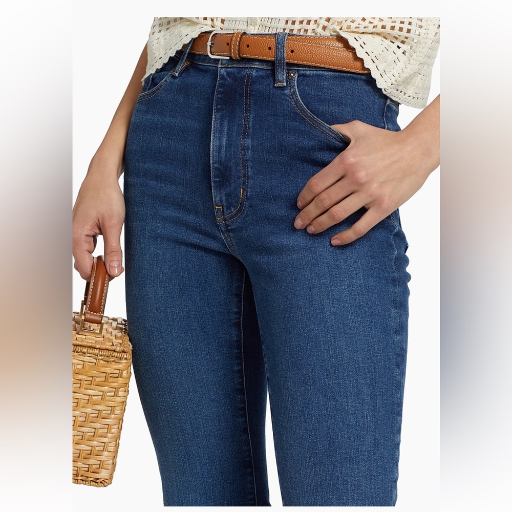 Frame Denim Indigo Wide Leg Jeans - Picture 2 of 10